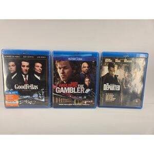 Mob Movie Blu-Ray Bundle New Goodfellows : Sealed | The Departed | The Gambler